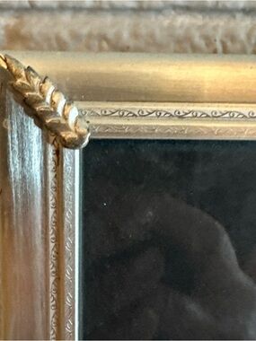 Vintage SIXTREES Ornate SILVER Metal Brass Picture Frame 11x13